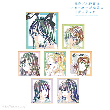 青春豬頭少年系列 Ani-Art 色紙 (7 個入) Ani-Art Mini Shikishi (7 Pieces)【Rascal Does Not Dream of Bunny Girl Senpai】