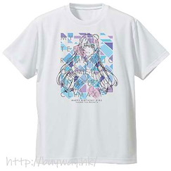 果然我的青春戀愛喜劇搞錯了。 (加大)「雪之下雪乃」碎花裙 吸汗快乾 白色 T-Shirt Dry T-Shirt Yukino Yukinoshita Flower Pattern XL【My youth romantic comedy is wrong as I expected.】