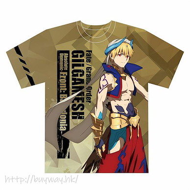 Fate系列 (大碼)「Caster (吉爾伽美什)」全彩 T-Shirt Fate/Grand Order -Absolute Demonic Battlefront: Babylonia- Full Graphic T-Shirt Gilgamesh (L Size)【Fate Series】