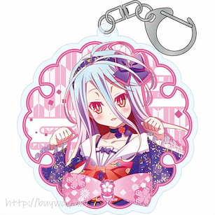 遊戲人生 「白」和服小蘿莉 亞克力匙扣 Japanese Lolita ver. Acrylic Keychain Shiro【No Game No Life】