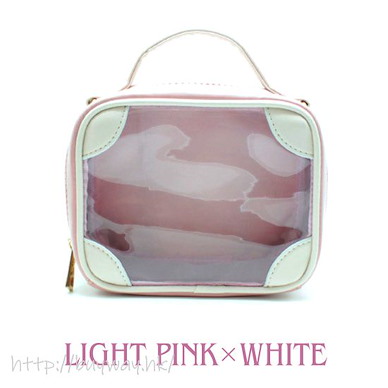 周邊配件 小行李箱 Style 單肩痛袋 - 淺粉 2WAY Trunk Style Decoration Pouch with Shoulder Light Pink【Boutique Accessories】