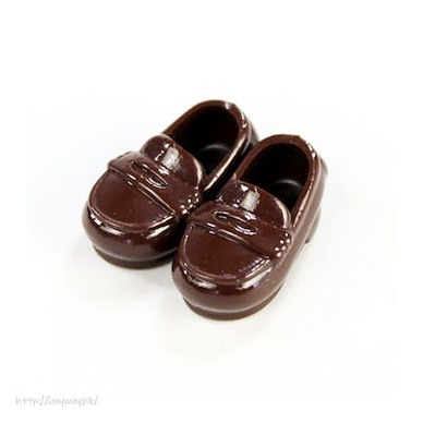 周邊配件 Ob11 休閒鞋 茶色 Loafers for 11cm Obitsu Body Brown【Boutique Accessories】