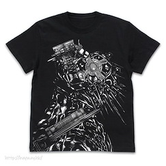 異獸魔都 (加大)「開曼」黑色 T-Shirt Kaiman All Print T-Shirt /BLACK-XL【Dorohedoro】