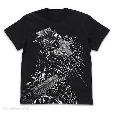 異獸魔都 (細碼)「開曼」黑色 T-Shirt Kaiman All Print T-Shirt /BLACK-S【Dorohedoro】