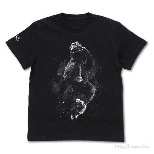 哥斯拉系列 : 日版 (細碼)「哥斯拉」'65 黑色 T-Shirt
