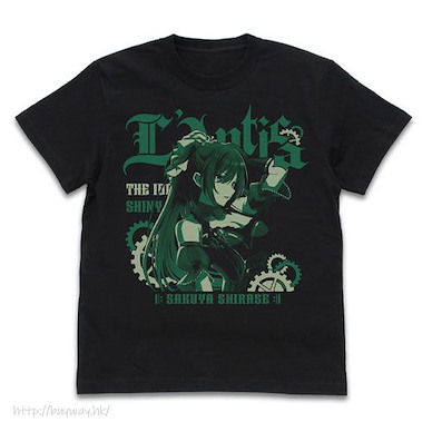 偶像大師 閃耀色彩 (加大)「白瀬咲耶」283 Pro L'antica 黑色 T-Shirt 283 Pro L'antica T-Shirt Sakuya Shirase Ver./BLACK-XL【The Idolm@ster Shiny Colors】