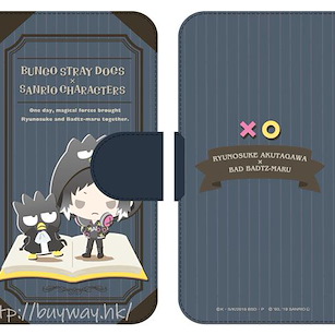 文豪 Stray Dogs 「芥川龍之介 + XO」145mm 筆記本型手機套 Sanrio Characters Smartphone Case Akutagawa Ryunosuke x Bad Badtz-Maru【Bungo Stray Dogs】