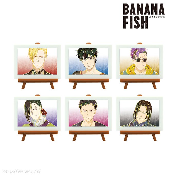 Banana Fish : 日版 Ani-Art 小型布畫 附畫架 (6 個入)