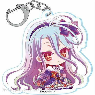 遊戲人生 「白」和式 Lolita Ver. 亞克力匙扣 Japanese Lolita Ver. Puchichoko Acrylic Key Chain Shiro【No Game No Life】