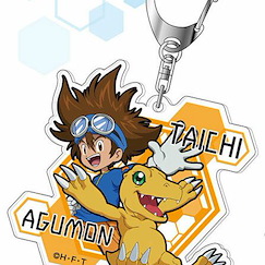 數碼暴龍系列 「八神太一 + 亞古獸」亞克力匙扣 Acrylic Key Chain 01 Taichi & Agumon AK【Digimon Series】