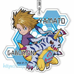 數碼暴龍系列 「石田大和 + 加布獸」亞克力匙扣 Acrylic Key Chain 02 Yamato & Gabumon AK【Digimon Series】