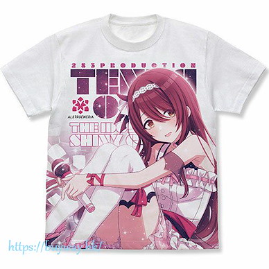 偶像大師 閃耀色彩 (大碼)「大崎甜花」全彩 白色 T-Shirt Tenka Osaki Full Graphic T-Shirt /WHITE-L【The Idolm@ster Shiny Colors】