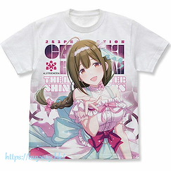 偶像大師 閃耀色彩 (加大)「桑山千雪」全彩 白色 T-Shirt Chiyuki Kuwayama Full Graphic T-Shirt /WHITE-XL【The Idolm@ster Shiny Colors】
