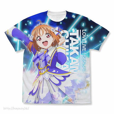 LoveLive! Sunshine!! (加大)「高海千歌」Over the Rainbow Ver. 全彩 白色 T-Shirt Chika Takami Full Graphic T-Shirt Over the Rainbow Ver./WHITE-XL【Love Live! Sunshine!!】