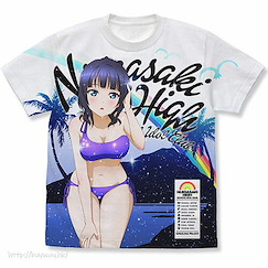LoveLive! 虹咲學園校園偶像同好會 (加大)「朝香果林」水著 Ver. 全彩 白色 T-Shirt Karin Asaka Full Graphic T-Shirt Swimsuit Ver./WHITE-XL【Love Live! Nijigasaki Academy School Idol Club】