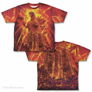 哥斯拉系列 (細碼)「哥斯拉」'84 雙面 全彩 T-Shirt Godzilla '84 Double-sided Full Graphic T-Shirt/S【Godzilla】