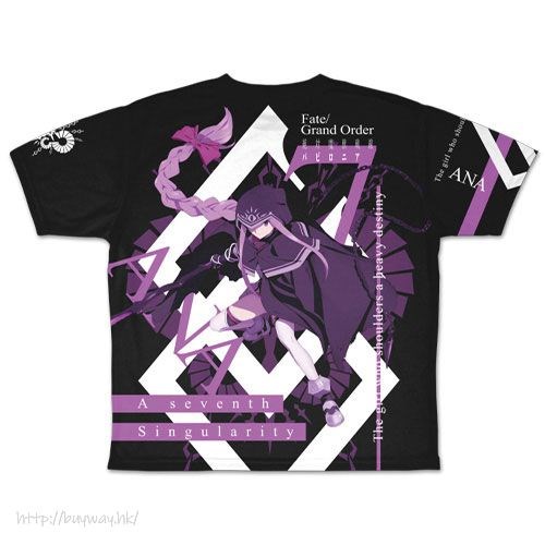 Fate系列 : 日版 (細碼)「Lancer (Medusa)」雙面 全彩 T-Shirt