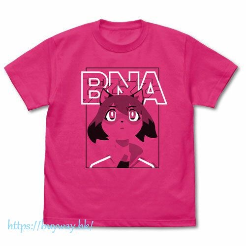 動物新世代 BNA : 日版 (大碼)「影森滿」熱帶粉紅 T-Shirt