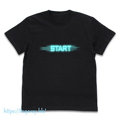 十三機兵防衛圈 : 日版 (細碼)「START」夜光 黑色 T-Shirt