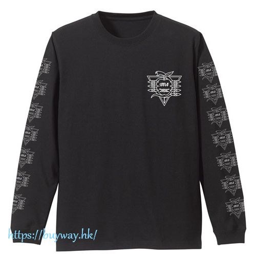新世紀福音戰士 : 日版 (大碼)「SEELE」黑色 長袖 T-Shirt