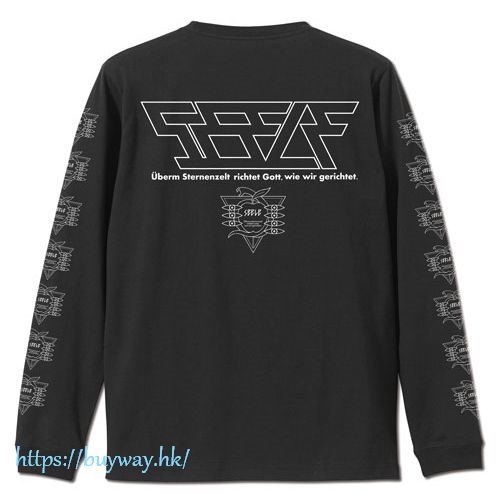 新世紀福音戰士 : 日版 (中碼)「SEELE」黑色 長袖 T-Shirt