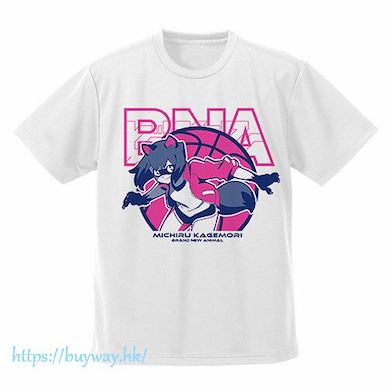 動物新世代 BNA (中碼) 吸汗快乾 白色 T-Shirt Dry T-Shirt /WHITE-M【BNA】
