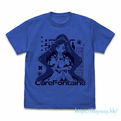 光之美少女系列 : 日版 (中碼)「澤泉知由  聖泉天使」寶藍色 T-Shirt