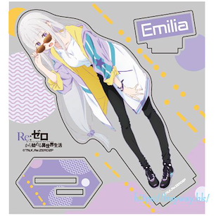 Re：從零開始的異世界生活 「艾米莉婭」2期 街頭時尚 亞克力企牌 2nd Part Emilia Acrylic Stand Street Fashion Ver.【Re:Zero】