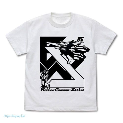 機動戰士高達系列 : 日版 (中碼)「Re-GZ」馬沙之反擊 白色 T-Shirt