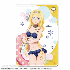 刀劍神域系列 「愛麗絲」水著 皮革證件套 Leather Pass Case Ver.2 Design 02 (Alice)【Sword Art Online Series】