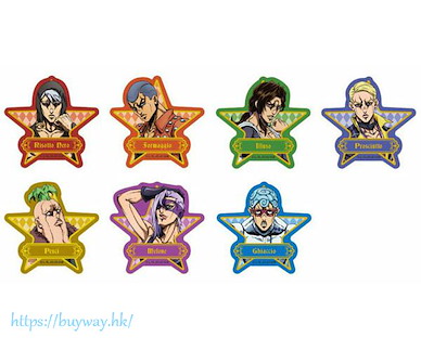 JoJo's 奇妙冒險 「暗殺小隊」星形亞克力徽章 (7 個入) TV Anime Star-shaped Glitter Acrylic Badge Hitman Team (7 Pieces)【JoJo's Bizarre Adventure】
