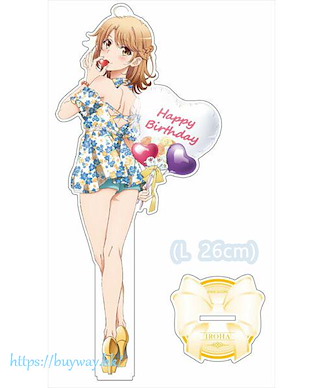 果然我的青春戀愛喜劇搞錯了。 「一色彩羽」(L Size) 花柄 亞克力企牌 Acrylic Figure L Iroha Isshiki Flower Pattern【My youth romantic comedy is wrong as I expected.】