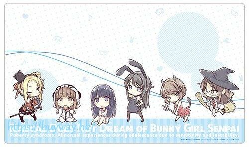 青春豬頭少年系列 橡膠桌墊 Rubber Mat Mini Character【Rascal Does Not Dream of Bunny Girl Senpai】