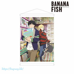 Banana Fish 「亞修 + 奧村英二」唱片店 Ver. B2 掛布 Original Illustration Record Shop Ver. Tapestry【Banana Fish】