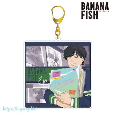 Banana Fish 「奧村英二」唱片店 Ver. BIG 亞克力匙扣 Original Illustration Okumura Eiji Record Shop Ver. Big Acrylic Key Chain【Banana Fish】