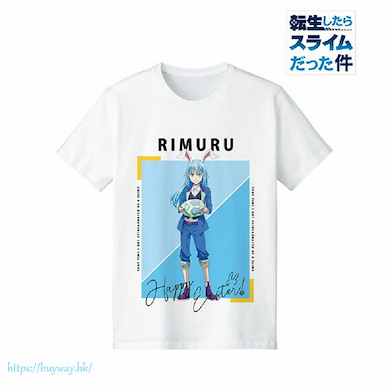 關於我轉生變成史萊姆這檔事 (中碼)「莉姆露」復活節 白色 男裝 T-Shirt New Illustration Rimuru Easter ver. T-Shirt Men's M【That Time I Got Reincarnated as a Slime】