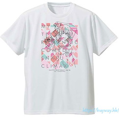 果然我的青春戀愛喜劇搞錯了。 (大碼)「由比濱結衣」花柄 吸汗快乾 白色 T-Shirt Dry T-Shirt Yui Yuigahama Flower Pattern L【My youth romantic comedy is wrong as I expected.】