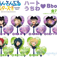 偶像夢幻祭 心形應援扇 Box B (7 個入) Heart Uchiwa B Box (7 Pieces)【Ensemble Stars!】