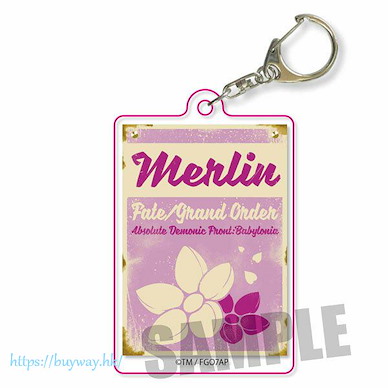 Fate系列 「Caster (梅林)」招牌 Style 匙扣 Fate/Grand Order -Demonic Battlefront: Babylonia- Sign Style Keychain Merlin【Fate Series】