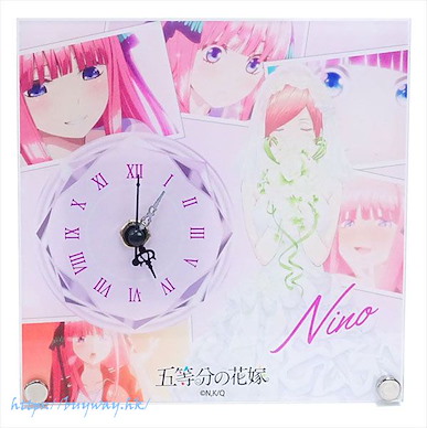 五等分的新娘 「中野二乃」亞克力枱鐘 Acrylic Clock Itsuki【The Quintessential Quintuplets】