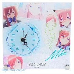 五等分的新娘 「中野三玖」亞克力枱鐘 Acrylic Clock Miku【The Quintessential Quintuplets】