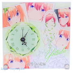 五等分的新娘 「中野四葉」亞克力枱鐘 Acrylic Clock Nino【The Quintessential Quintuplets】