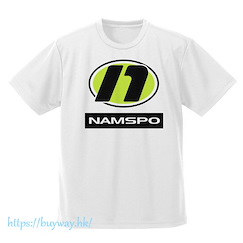 偶像大師 百萬人演唱會！ (大碼)「NAMSPO」吸汗快乾 白色 T-Shirt NAMSPO Dry T-Shirt /WHITE-L【The Idolm@ster Million Live!】