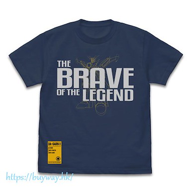 勇者系列 (細碼)「勇者傳說」岩灰 T-Shirt Brave Fighter of Legend Da-Garn T-Shirt /SLATE-S【Brave Series】
