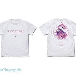 魔法少女小圓 (加大)「環彩羽」Ver.2.0 白色 T-Shirt TV Anime Iroha Tamaki T-Shirt Ver.2.0/WHITE-XL【Puella Magi Madoka Magica】