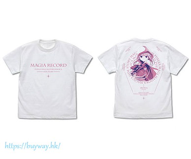 魔法少女小圓 (加大)「環彩羽」Ver.2.0 白色 T-Shirt TV Anime Iroha Tamaki T-Shirt Ver.2.0/WHITE-XL【Puella Magi Madoka Magica】