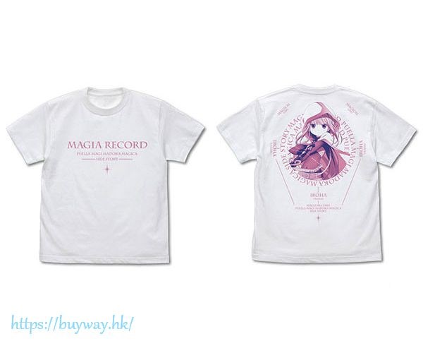 魔法少女小圓 : 日版 (加大)「環彩羽」Ver.2.0 白色 T-Shirt