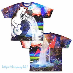 槍彈辯駁 : 日版 (加大)「黑白熊」宇宙 雙面 全彩 T-Shirt