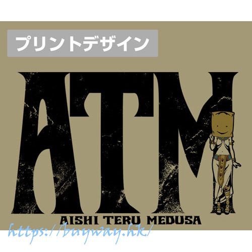 邪神與廚二病少女 : 日版 (中碼)「美杜莎」Aishi Teru Medusa 深卡其色 T-Shirt