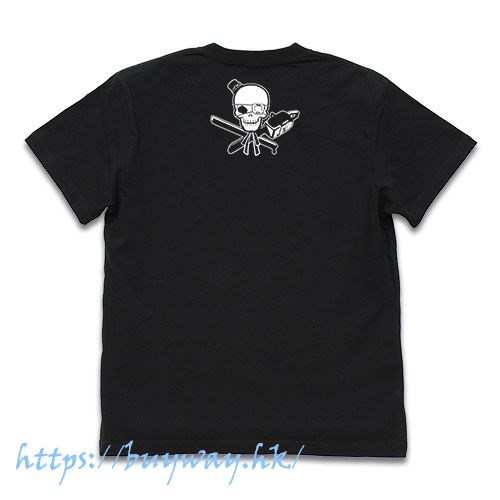 邪神與廚二病少女 : 日版 (中碼)「花園百合鈴」黑色 T-Shirt